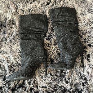 Jessica Simpson slouch sparkly bootie